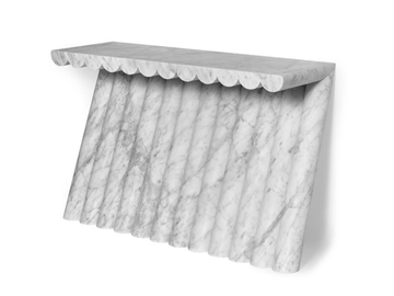 GRAVITY - Rectangular marble console table by Ginger & Jagger - view 2